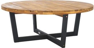 Safavieh Indoor/Outdoor Leo Round Coffee Table 4 Legs