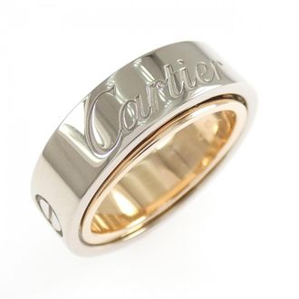 Cartier Pink Gold (18K) White Gold (18K) Band Ring (Pre-Owned)