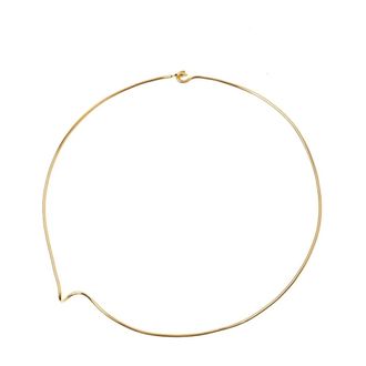 Bar Jewellery Dancing Lines Choker - female - BAR JEWELLERY - Necklaces - Yellow - ONE SIZE - Accessories