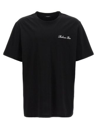 Balmain Black Signature T-shirt