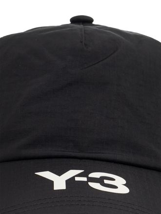 Yohji Yamamoto KD0211 Logo-Embroidered Baseball Cap - Black