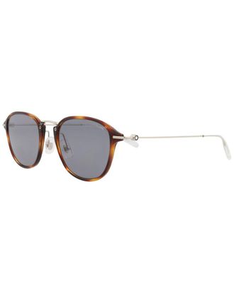 Montblanc Mens Mb0155s 51Mm Sunglasses