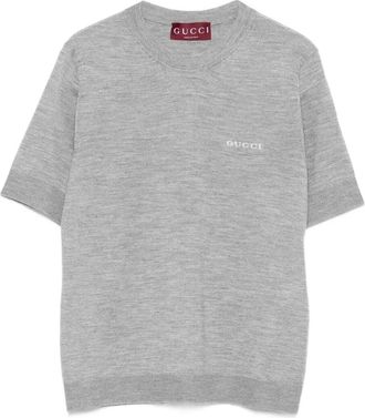 Gucci Short Sleeve Crew-Neck Top