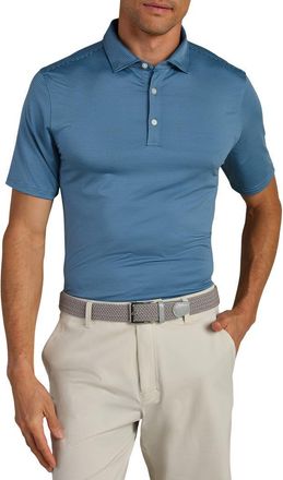 Rhone Drive Time Performance Polo in Bright Sapphire Stripe at Nordstrom, Size Xx-Large