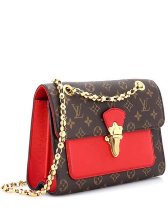 Louis Vuitton Red Monogram Canvas Victoire (Authentic Pre-Loved)
