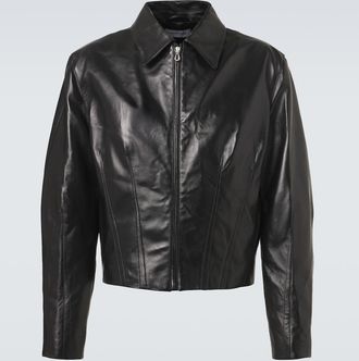 Kiko Kostadinov Lur leather jacket
