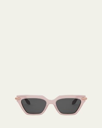 Bulgari Serpenti Acetate & Nylon Cat-Eye Sunglasses