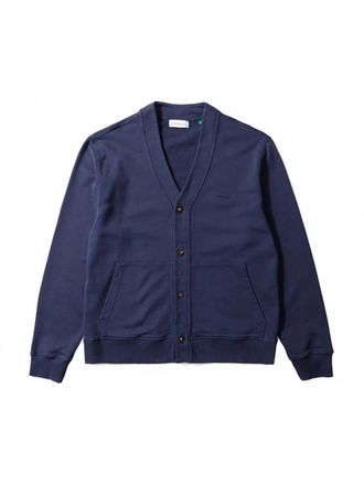 Edmmond Studios Mens Mini Logo Cardigan In Navy
