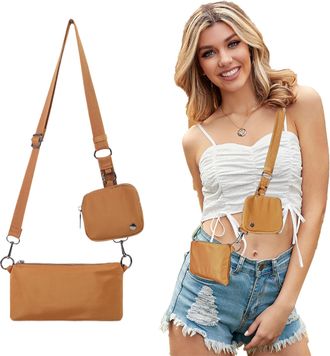 Generic Purse Wallet Set - Shoulder carryall equipment, Resistant fabric construction, Student business utility, Commuter travel component system, girl shoppe