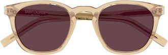 Saint Laurent Sunglasses Sl 28 055 Yellow/Purple Unisex