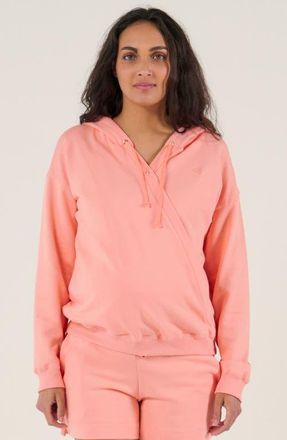 Cache Coeur Maternity and Nursing Hoodie Coconut in Apricot at Nordstrom, Size X-Small