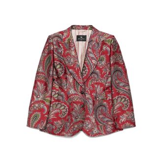 Etro Paisley-pattern Single-breasted Blazer
