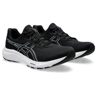 Asics Laufschuh ASICS GEL-CONTEND 9, Herren, Gr. 41,5, schwarz-weiss (schwarz, wei&szlig;), Synthetik, Textil, Schuhe Laufschuh, mehr D&auml;mpfung