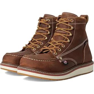 Keen Utility Liberty 6 Mens2E Brown Leather Waterproof Work Boots ZOGG3440