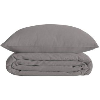 Atmosphera Atmosphera - Ropa De Cama De Percal Landiha Gris 260x240cm Cr&eacute;ateur DInt&eacute;rieur
