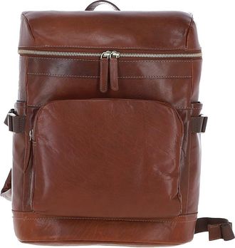 Ashwood Leather Mens Classic Laptop Rucksack - Chestnut - One Size