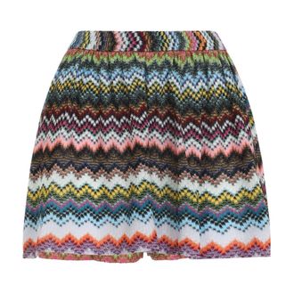 Missoni Short Shorts, female, Multicolor, XS, Multicolor Viscose Shorts