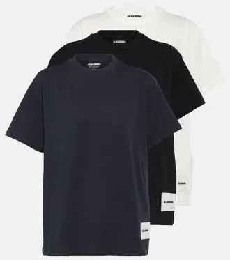 【送料&関税込】Jil Sander Two-tone Cotton T-shirt Jil Sander Men's Size M T-Shirt