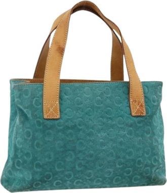 Celine Pre-owned Vintage Handtas - Dames - Vintage Handtas - Blauw - ONE Size - Leer - Vintage