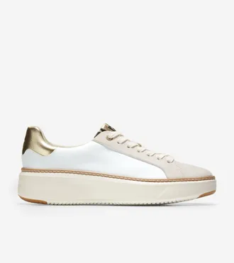 Cole Haan Womens GrandPr&oslash; Topspin Sneakers - White Size 10.5