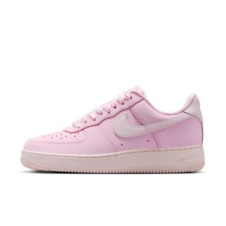 Nike Womens Air Force 1 Retro Premium Shoes in Brown | IR0871-100