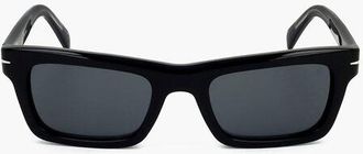 David Beckham Rectangular Sunglasses with Monochrome Lenses size Unica