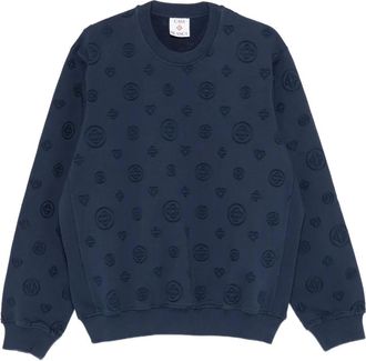 Casablanca Felpa con stampa - Blu