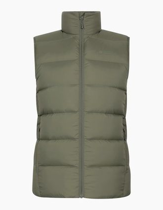 Mountain Warehouse Mens Mountain Warehouse Mens Stratus Down Packable Gilet - Green - Size: 44/Regular