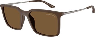 A|X Armani Exchange AX4170SU 840873 Mens Sunglasses Brown Size 55