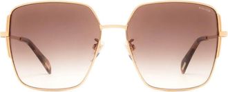 Police Occhiali da sole squadrati Sunset 3 - Oro