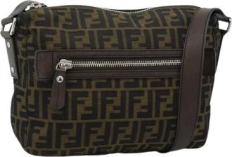 Fendi Pre-owned Borsa a Spalla Zucca Canvas - - Pre-owned - Donna - Marrone - ONE SIZE