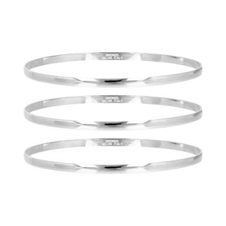Autentica Set Of 3 Polished Bangles