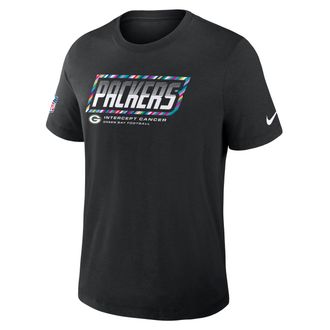 Nike Green Bay Packers Crucial Catch Sideline Nike Mens Dri-FIT NFL T-Shirt in Black | 034J00AZUC-F9R