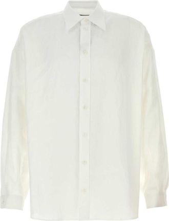 Dolce & Gabbana White linen shirt