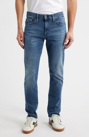 Mavi Marcus Slim Straight Leg Jeans in Used Organic Vintage at Nordstrom, Size 34 X 32