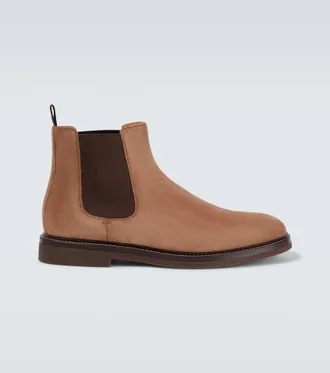 Brunello Cucinelli Suede Chelsea boots