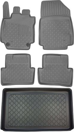 OEM Renault Captur I Crossover De 04.2013 A 12.2019 Set - Alfombrillas Para Coche + Alfombrilla Para Maletero