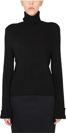 Balenciaga Truien & Vesten, Dames, Zwart, S, Coltruien