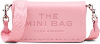 Marc Jacobs The Mini Leather Crossbody Bag in Ribbon Pink at Nordstrom
