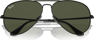 Ray-Ban 58mm Pilot Aviator Sunglasses in Black at Nordstrom
