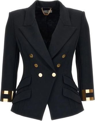 Elisabetta Franchi Blazers - Dames - Blazers - Zwart - M - Jassen
