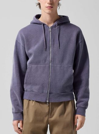 Our Legacy Mens Rascal faded hooded zip-up sweatshirt