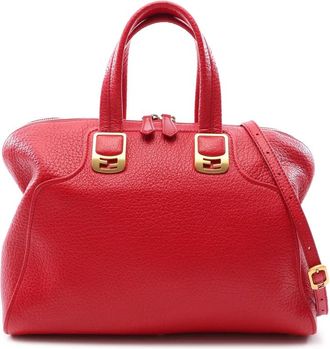 Fendi Pre-owned Fendi Large Leather Chameleon Satchel Ladies JBB9FR9VC65TMLXE