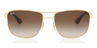 Ray-Ban RB3533 Highstreet 001/13 Mens Sunglasses Gold Size 57
