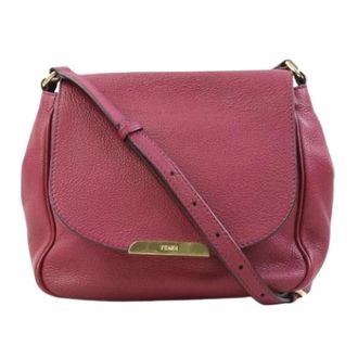Fendi Pre-owned Cross Body Bags, female, Red, Size: ONE SIZE Pre-owned Vintage Shoulder Bag