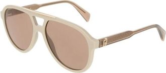 Liu Jo Lj 821S 250 Zonnebril - Dames - Zonnebrillen - Beige - 57 MM - Accessoires