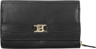 Laura Biagiotti Cartera Compacta de Cuero - Accessories - Mujer - Negro - ONE SIZE