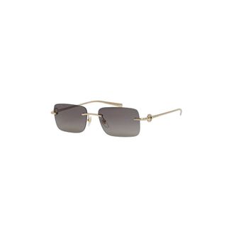 Gucci Zonnebrillen - Heren - Accessoires - Grijs - Maat: 55 MM