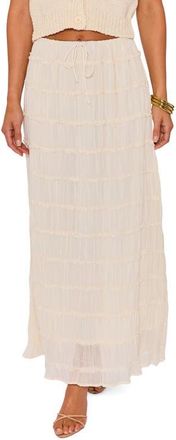 VICI Collection Haven Tiered Maxi Skirt in Cream at Nordstrom, Size X-Small