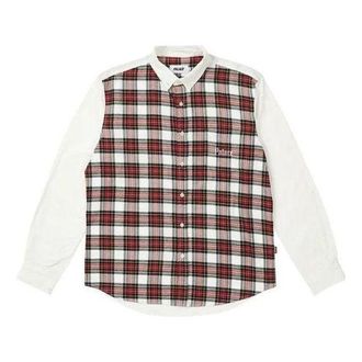 Palace Check Panel Chambray Shirt White PLC23006